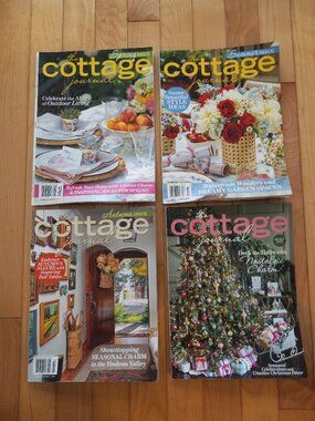 The Cottage Journal 2024: Full Year - 4 Issues - Gorgeous Home Inspo!